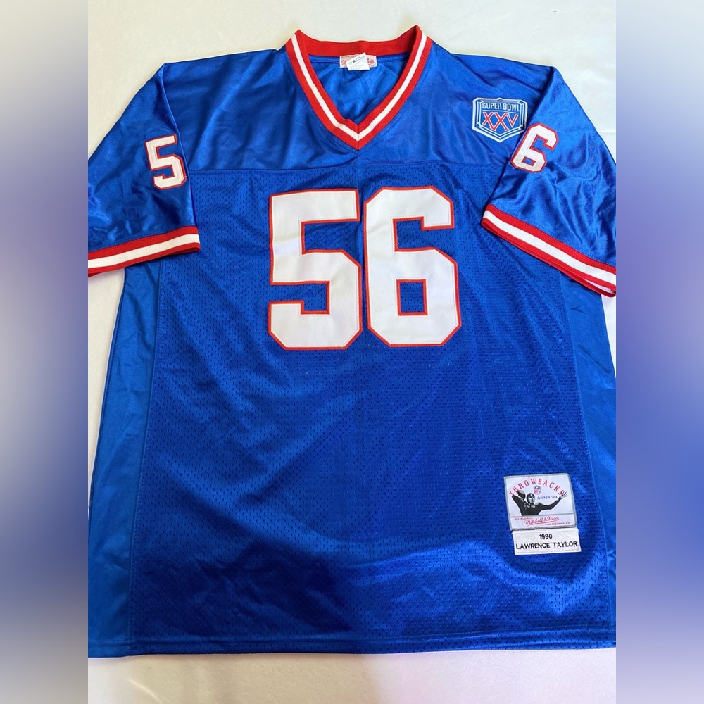 Mitchell & Ness Lawrence Taylor 1990 Authentic Super Bowl Throwback Jersey Sz XL